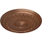 Ekena Millwork Brunswick Ceiling Medallion (Fits Canopies up to 4 1/2"), 27"OD x 2 1/2"P, Polished Copper CM27BRPOS - alternate 3